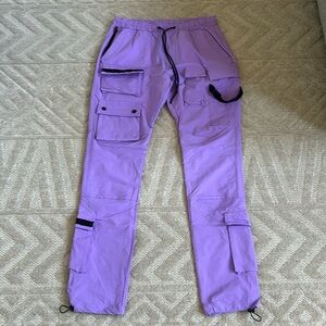 Purple Cargo Pants